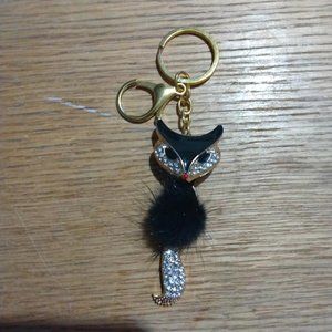 Black Fox Key Chain